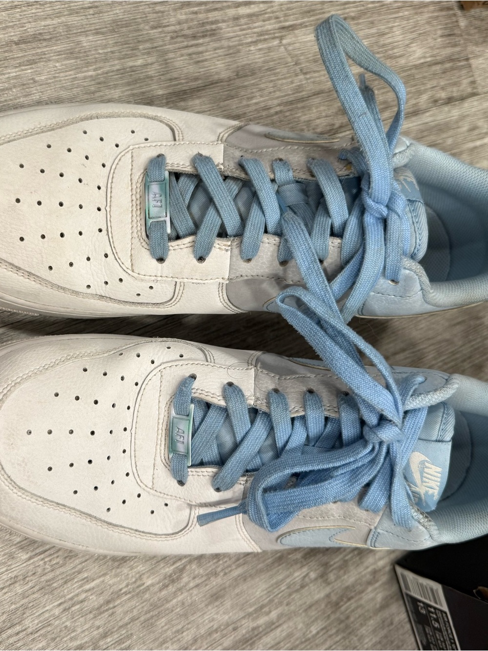 Nike Men’s Air Force 1 Low - Light Blue & White